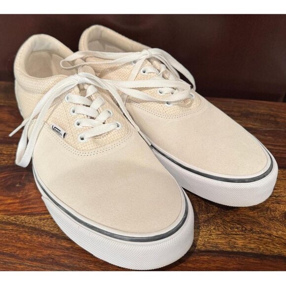 Vans Men's Cream and White Trainers - Picture 2 of 4